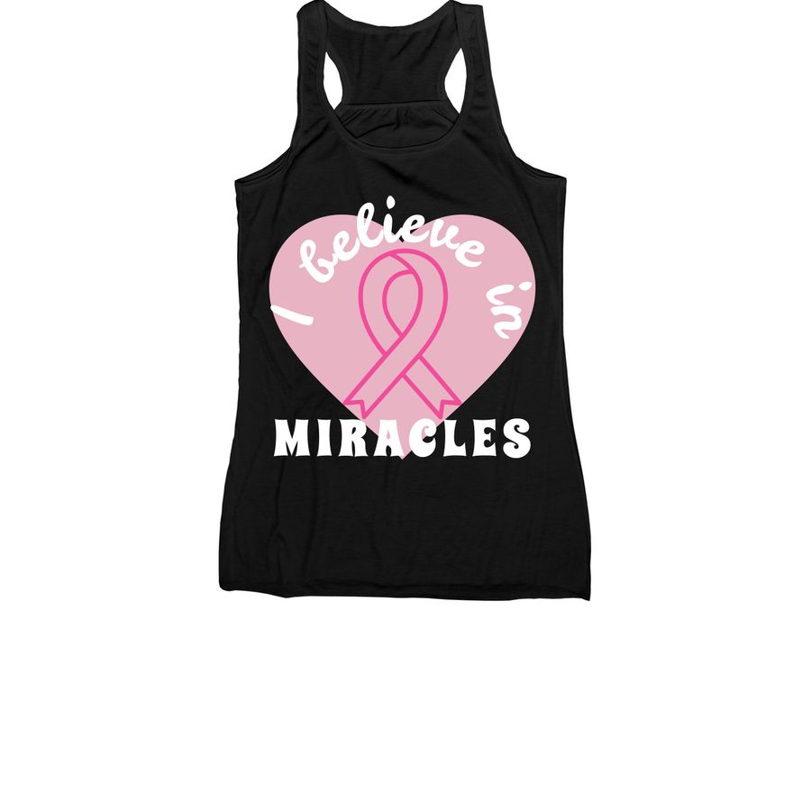 I Believe in Miracles, a Black Women's Racerback