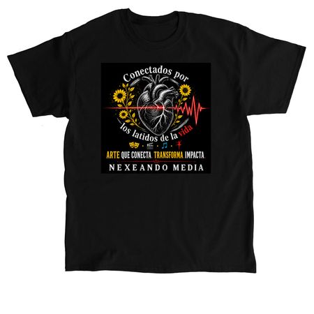 Conectados por el Arte&nbsp;, a Black Classic Unisex Tee