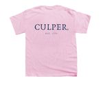 Culper Spy Ring, a Light Pink Youth Unisex Tee (back-view)