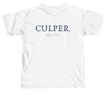 Culper Spy Ring, a White Comfort Colors Unisex Tee (back-view)