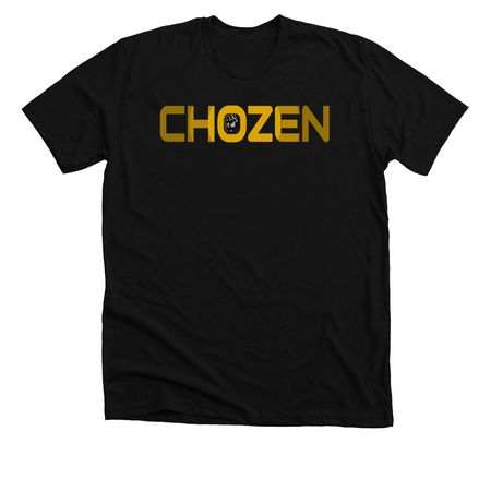 Chozen by Annie - Burnt Orange Edition, a Solid Black Blend Premium Unisex Tee