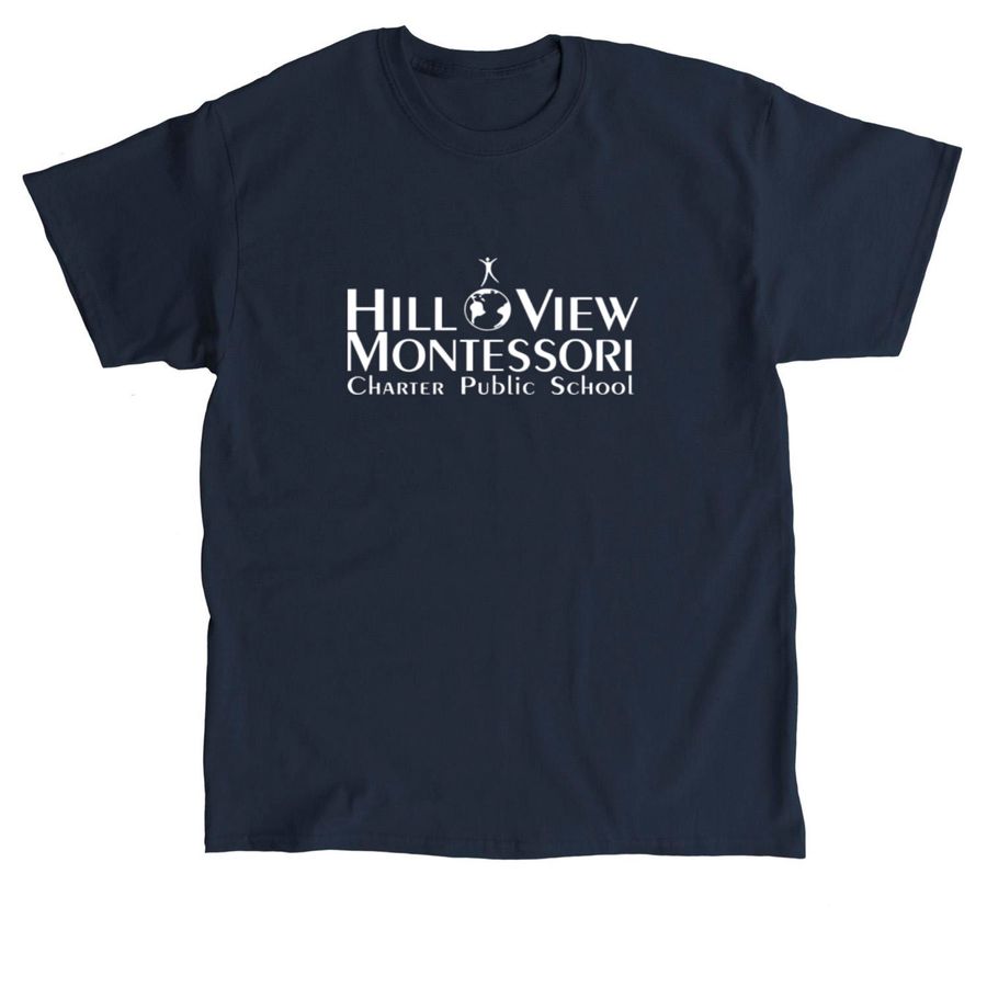 Hill View Montessori Store, a Navy Classic Unisex Tee