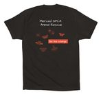 Feed Your Local Stray Collection, a Black Premium Cotton Tee (back-view)