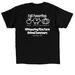 WRFAS Fall Merch Campaign, a Black Classic Unisex Tee (back-view)