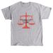 Law Merch Shirts (black lettering), a Sport Grey Classic Unisex Tee