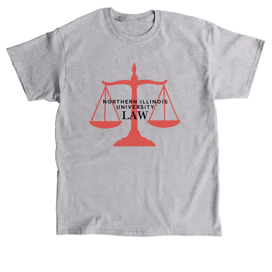 Law Merch Shirts (black lettering), a Sport Grey Classic Unisex Tee