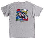 Le Bonheur Healing Heroes&nbsp;, a Sport Grey Classic Unisex Tee (back-view)