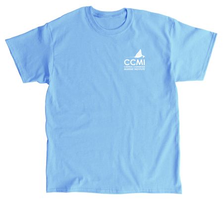 Seahorse - protect our reefs, a Carolina Blue Classic Unisex Tee
