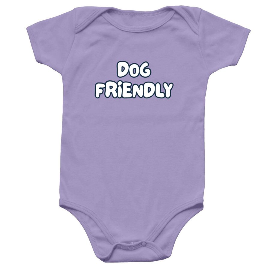 Dog Friendly - Infant, a Lavender Infant Onesie