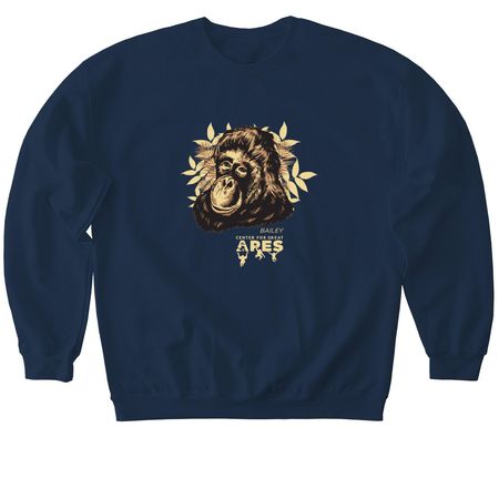 Bailey, a Navy Softstyle Crewneck Sweatshirt