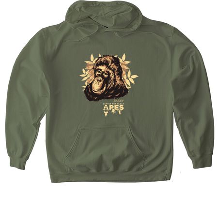 Bailey, a Military Green Gildan Softstyle Pullover Hoodie