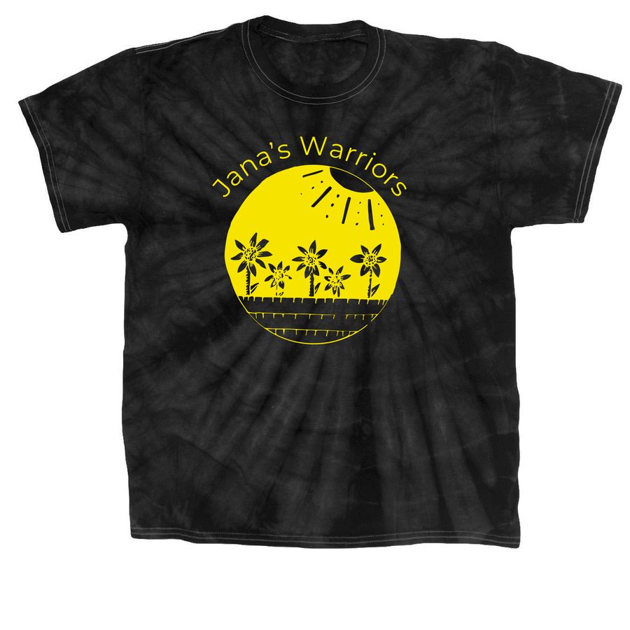 Help Jana Fight Her Battle, a Black Classic Tie Dye Tee
