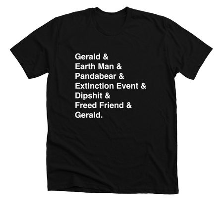 Greater Boston: Poletti Shirt, a Solid Black Blend Premium Unisex Tee