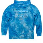 CBMT Honeybees 26-27, a Aqua Blue Tie Dye Pullover Hoodie (back-view)