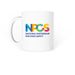 NPCS Mugs, a White Coffee Mug (back-view)