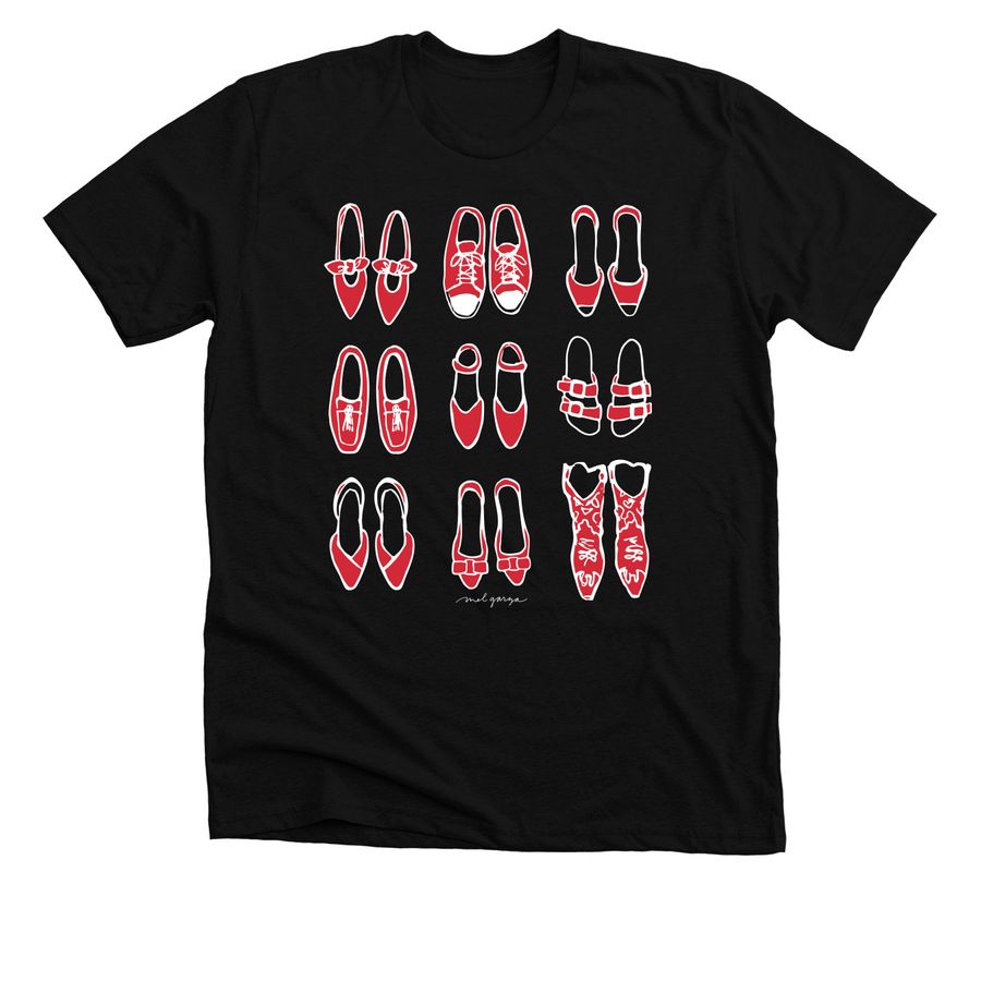 Texas Annual Conference Red Shoes!, a Solid Black Blend Premium Unisex Tee