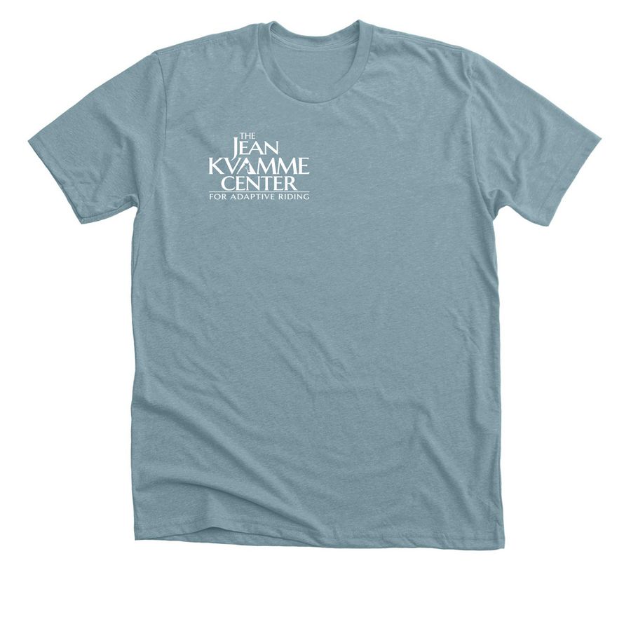 Willow and Louie, a Heather Blue Lagoon Premium Unisex Tee