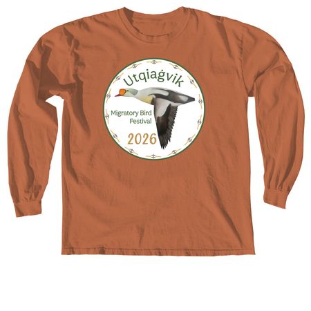Utqiagvik Migratory Bird Fest '26 Apparel, a Yam Comfort Colors Long Sleeve Tee