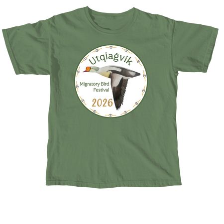 Utqiagvik Migratory Bird Fest '26 Apparel, a Hemp Comfort Colors Unisex Tee