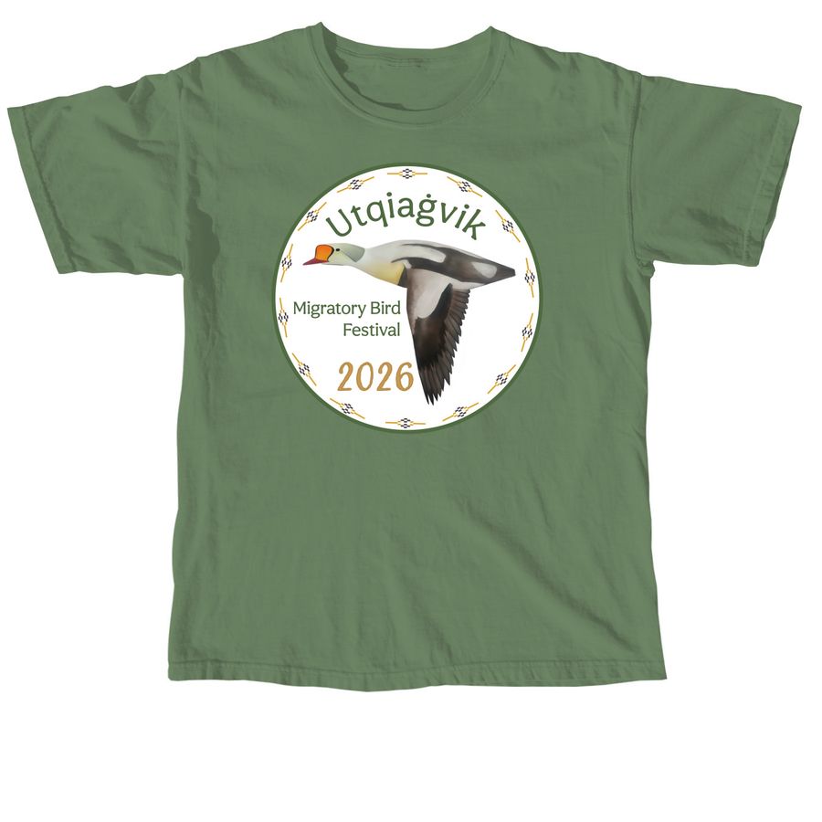 Utqiagvik Migratory Bird Fest '26 Apparel, a Hemp Comfort Colors Unisex Tee