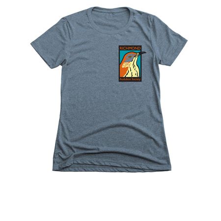 RAS - small color logo, a Indigo Women's Slim Fit Tee