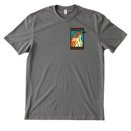 RAS - small color logo, a Ash Grey Allmade Heavyweight Recycled Cotton Tee