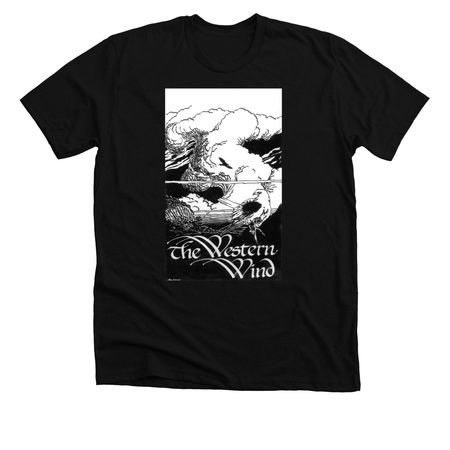 Western Wind T-Shirt - Dark, a Solid Black Blend Premium Unisex Tee