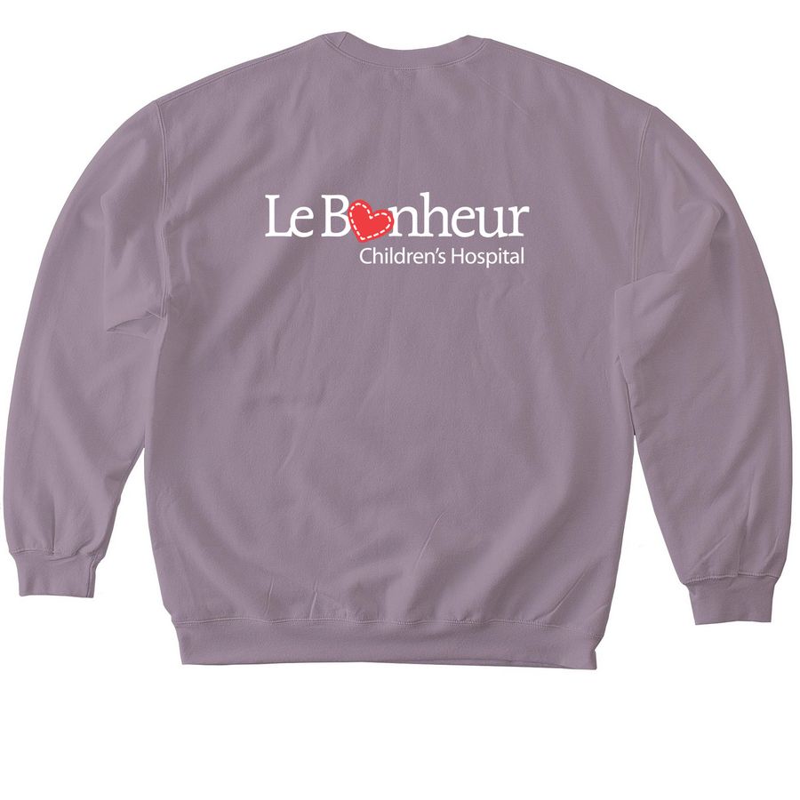 Le Bonheur Boo Boo Crew, a Paragon Softstyle Crewneck Sweatshirt (back-view)