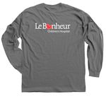 Le Bonheur Boo Boo Crew, a Charcoal Classic Long Sleeve Tee (back-view)