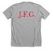 J.F.G. clothing&nbsp;, a Athletic Heather Premium Unisex Tee (back-view)