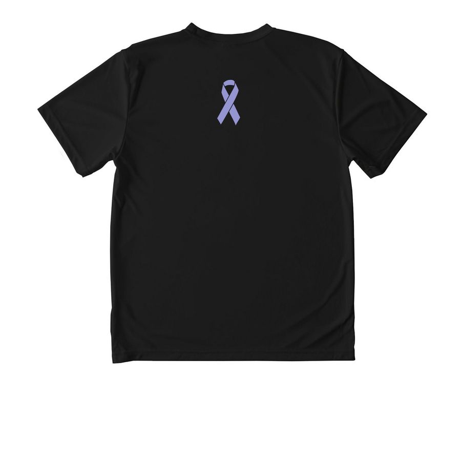 Fancy Nancy Memorial, a Black Youth Performance Tee (back-view)