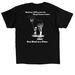 Team Okapi, a Black Classic Unisex Tee (back-view)