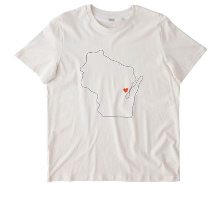 Love for the Fox Cities, a Vintage White Stanley/Stella Unisex Crafter Tee