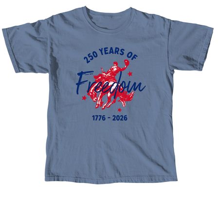 Freedom, a Blue Jean Comfort Colors Unisex Tee