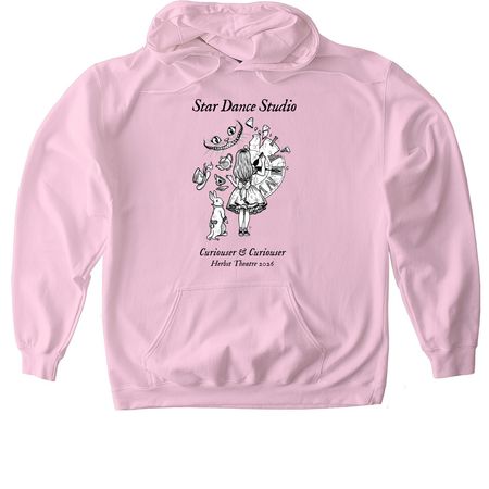 Star Dance Official Merchandise 2026, a Light Pink Gildan Softstyle Pullover Hoodie