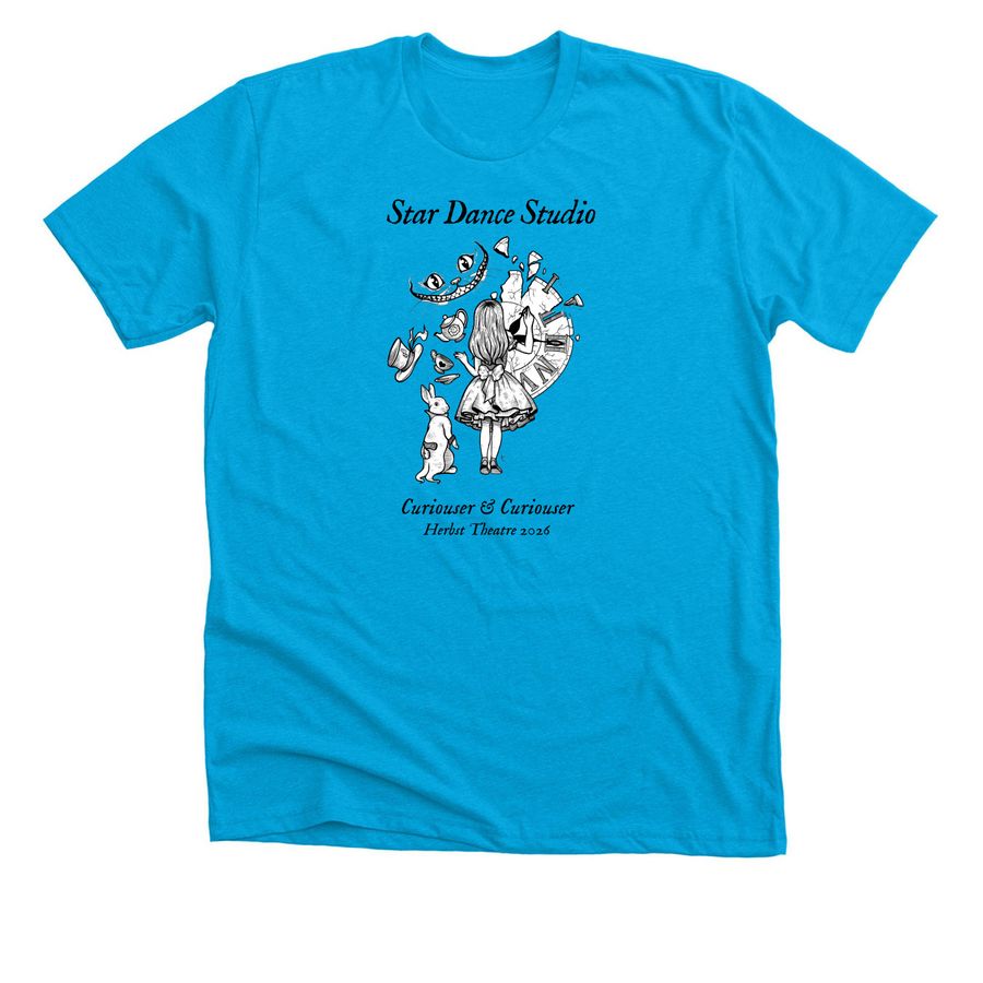 Star Dance Official Merchandise 2026, a Neon Blue Premium Unisex Tee