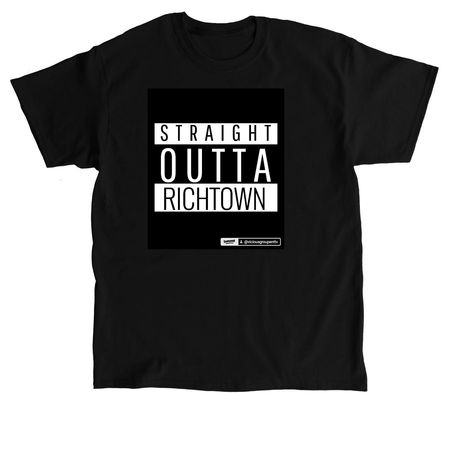 Straight Outta Richtown, a Black Classic Unisex Tee