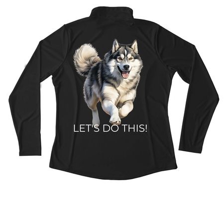 For our future, a Black Women's Performance Quarter Zip Pullover