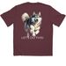 For our future, a Maroon Classic Performance Tee (back-view)