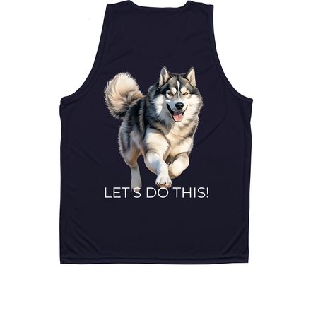 For our future, a True Navy Unisex Performance Tank