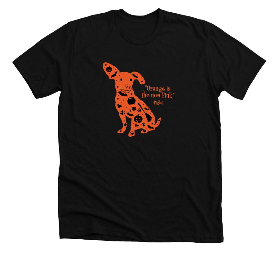 Orange is the new pink!&nbsp;, a Solid Black Blend Premium Unisex Tee