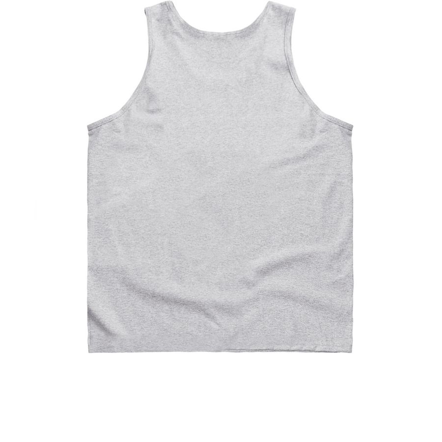 Cotton tank tops, a Sport Grey Classic Unisex Tank Top (back-view)