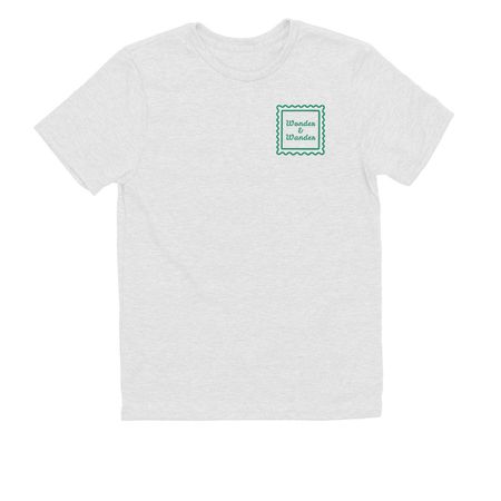 Wonder & Wander, a Bright White Allmade Youth Eco Triblend Tee