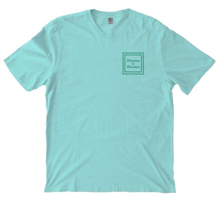 Wonder & Wander, a Saltwater Blue Allmade Organic Cotton Mineral Dye Tee