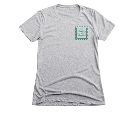 Wonder & Wander, a Dark Heather Grey Women's Slim Fit Tee