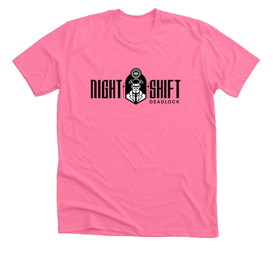Deadlock Night Shift Merch, a Neon Pink Premium Unisex Tee