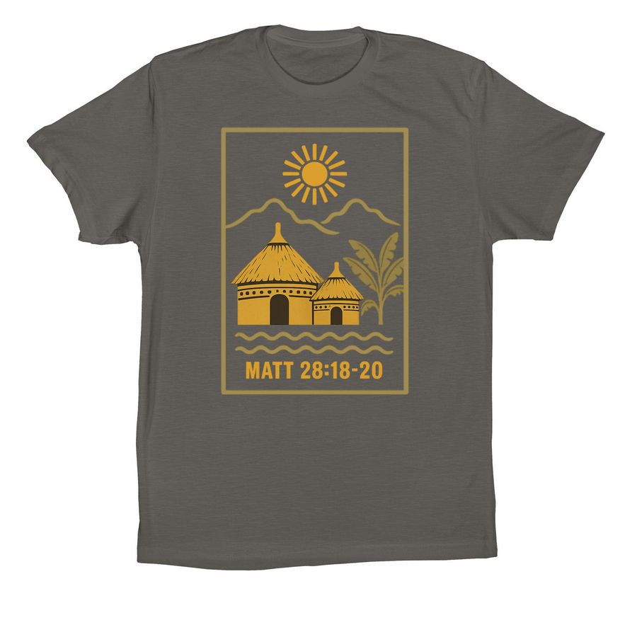 Douglas Family Uganda Fundraiser, a Asphalt Premium Cotton Tee