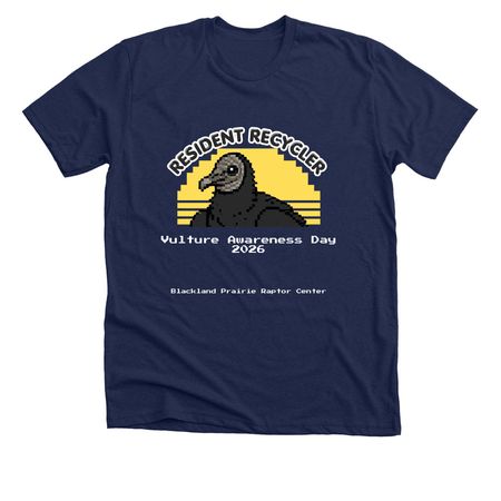 Resident Recycler, a Solid Navy Blend Premium Unisex Tee