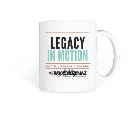 Legacy In Motion Coffee Mug, a White Coffee Mug