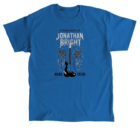 JB Memorial Tee, a Royal Classic Unisex Tee